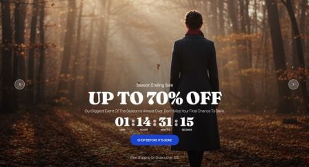 Seasonal Countdown Sale